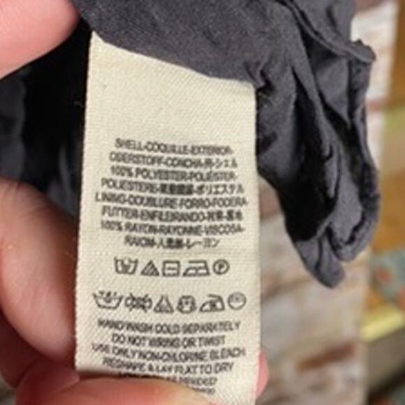 Free People Rain or Shine Printed Floral Flowing Tie Up Dress w Pockets - Picture 6 of 8